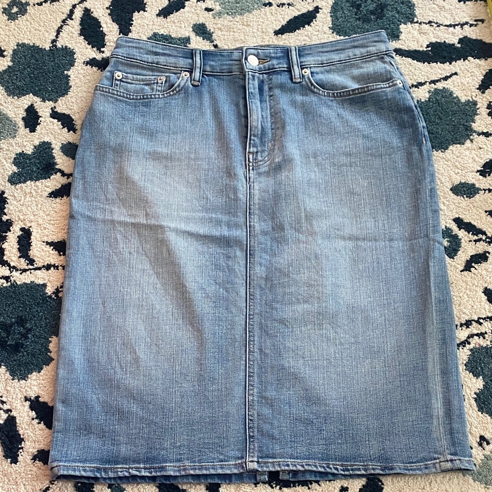 Ralph Lauren Denim Midi Skirt